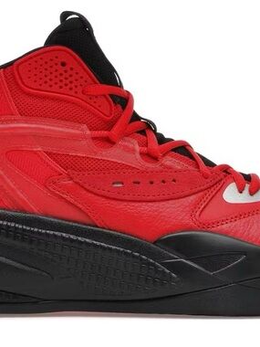 J. Cole Puma Dreamer Red and Black Athletic Sneaker